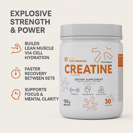 كرياتين – مدعوم من Creapure®️