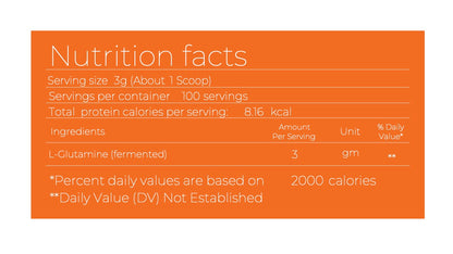 جلوتامين – تركيبة نقية، مخمّرة، وعالية الأداء