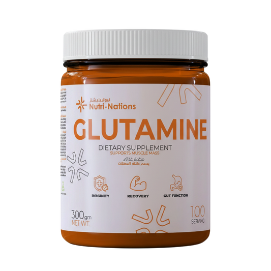 Nutri-Nations Glutamine – Ultra-Pure, Fermented, High-Performance Formula