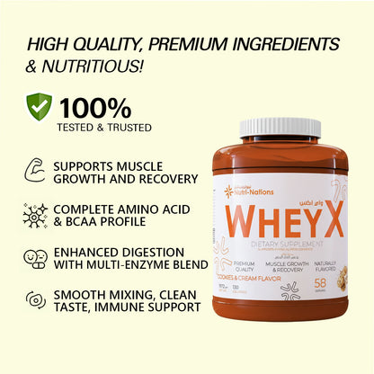 Whey X – Advanced Whey Protein with Multi-Enzyme Technology